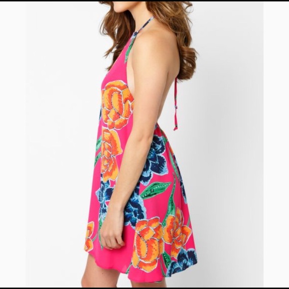 Show Me Your Mumu Katy Halter Floral Dress - Picture 3 of 4